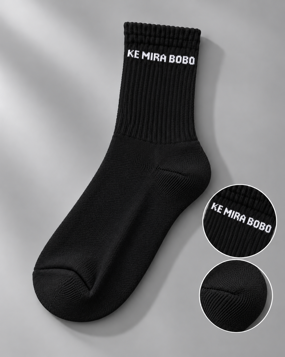Calcetines Deportivos Ke Mira Bobo - MD56