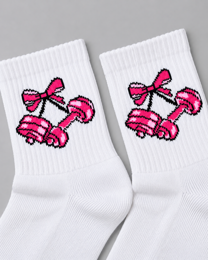 Calcetines Deportivos Pink Dumbbells - MD63
