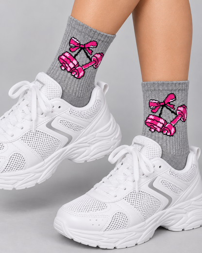 Calcetines Deportivos Pink Dumbbells - MD63