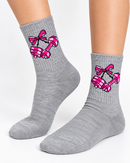 Calcetines Deportivos Pink Dumbbells - MD63