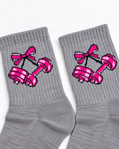 Calcetines Deportivos Pink Dumbbells - MD63