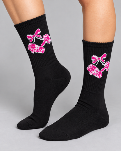 Calcetines Deportivos Pink Dumbbells - MD63