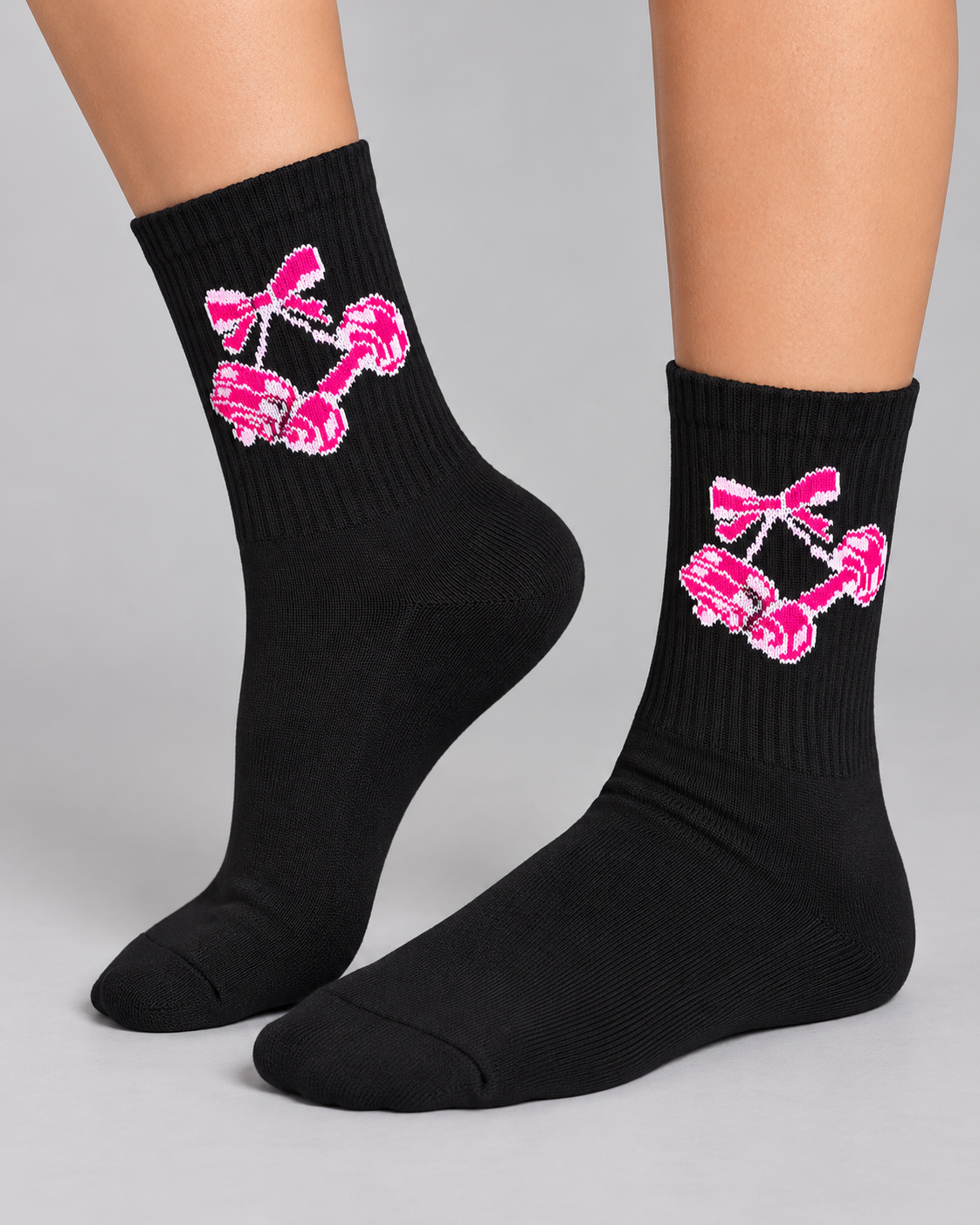 Calcetines Deportivos Pink Dumbbells - MD63