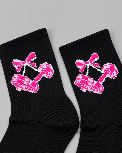 Calcetines Deportivos Pink Dumbbells - MD63