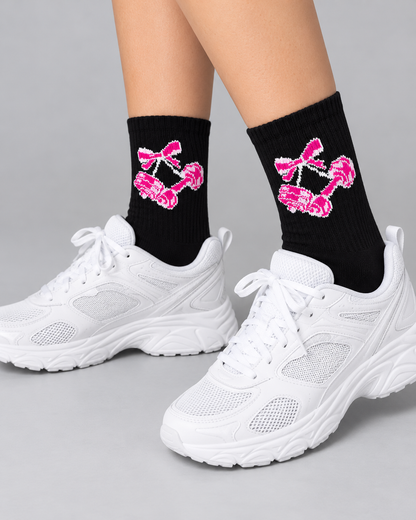 Calcetines Deportivos Pink Dumbbells - MD63