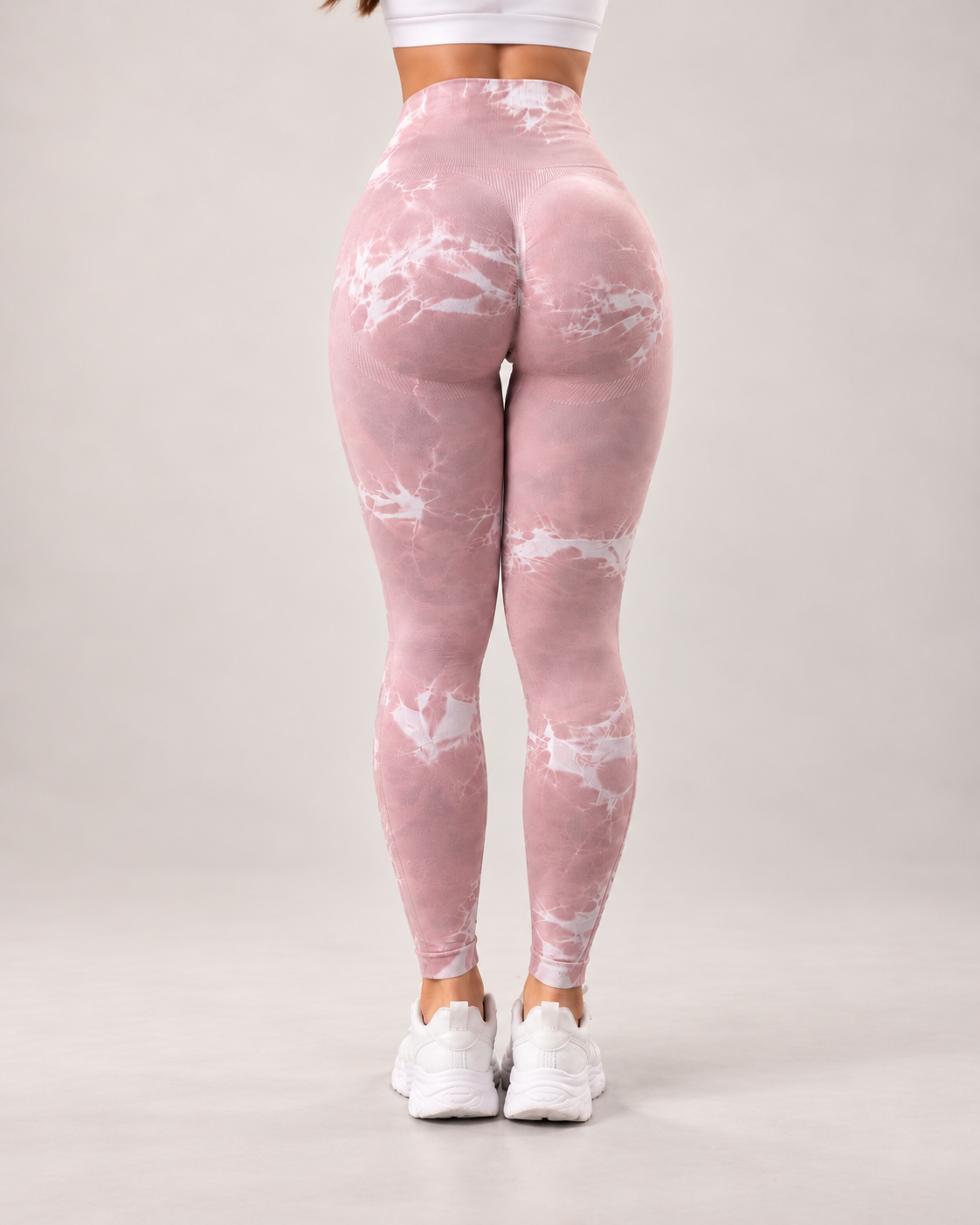 Leggings Tie Dye Push Up Abertura Escalonada  Alta Calidad - YJ148