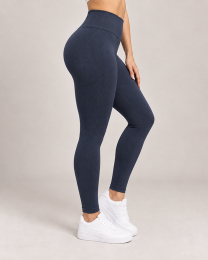 Calza Deportiva Mujer Tiro Alto Compresión Sin Costuras - YJ363