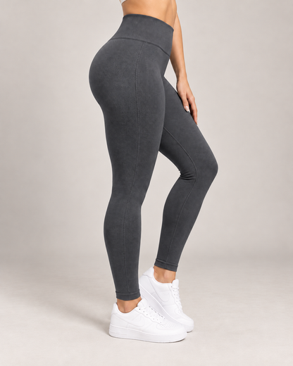 Calza Deportiva Mujer Tiro Alto Compresión Sin Costuras - YJ363