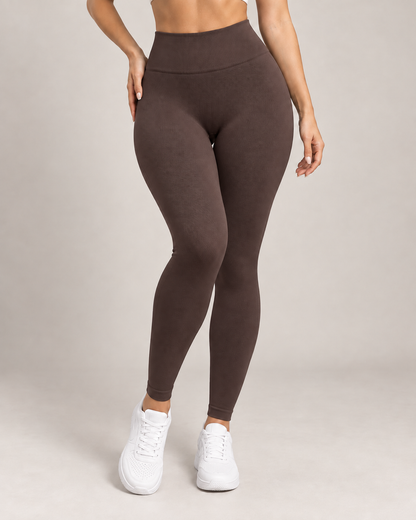 Calza Deportiva Mujer Tiro Alto Compresión Sin Costuras - YJ363