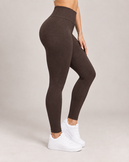 Calza Deportiva Mujer Tiro Alto Compresión Sin Costuras - YJ363