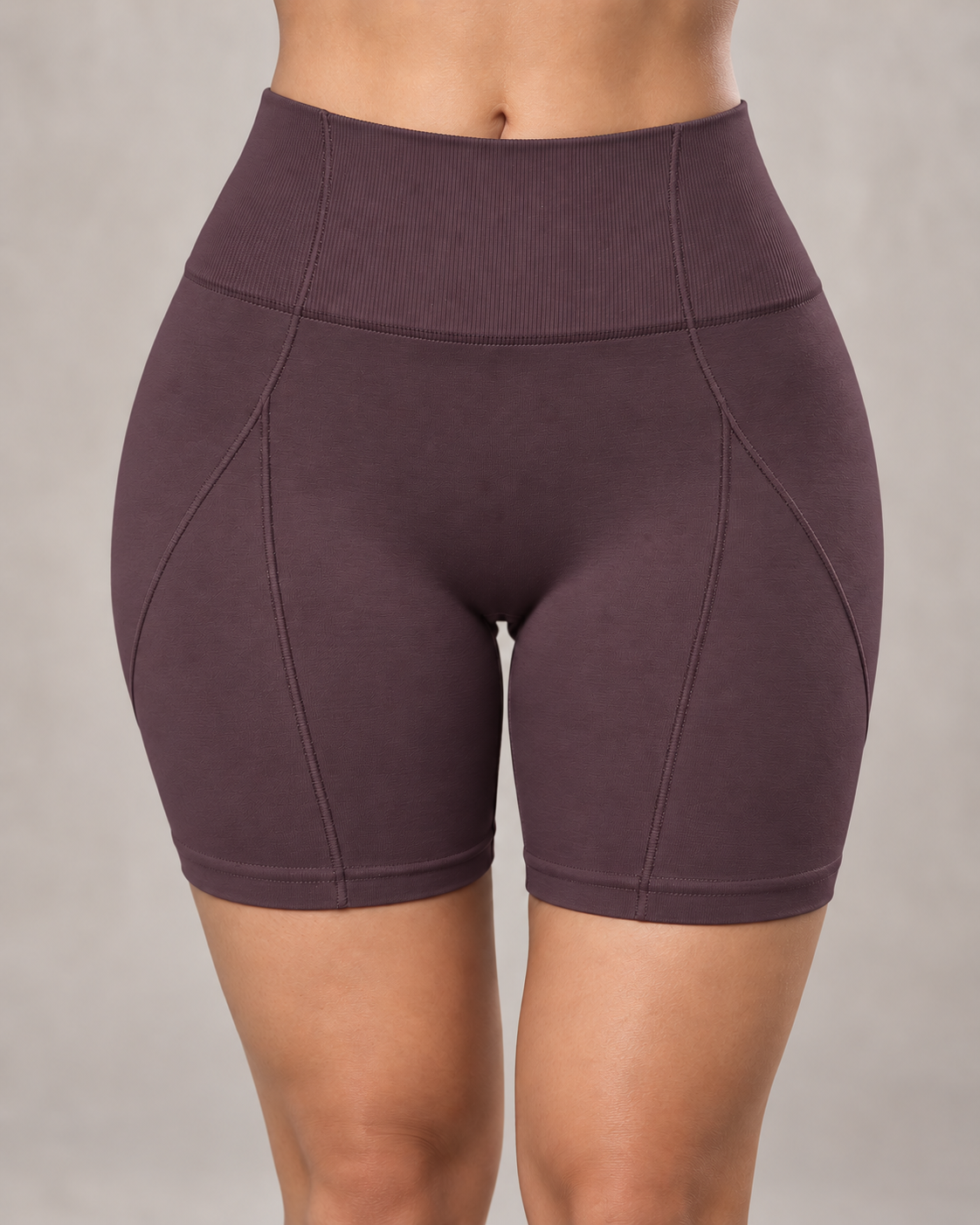 Short Deportivo Mujer Tiro Alto Ajustado Moldeador Fitness - YJ365