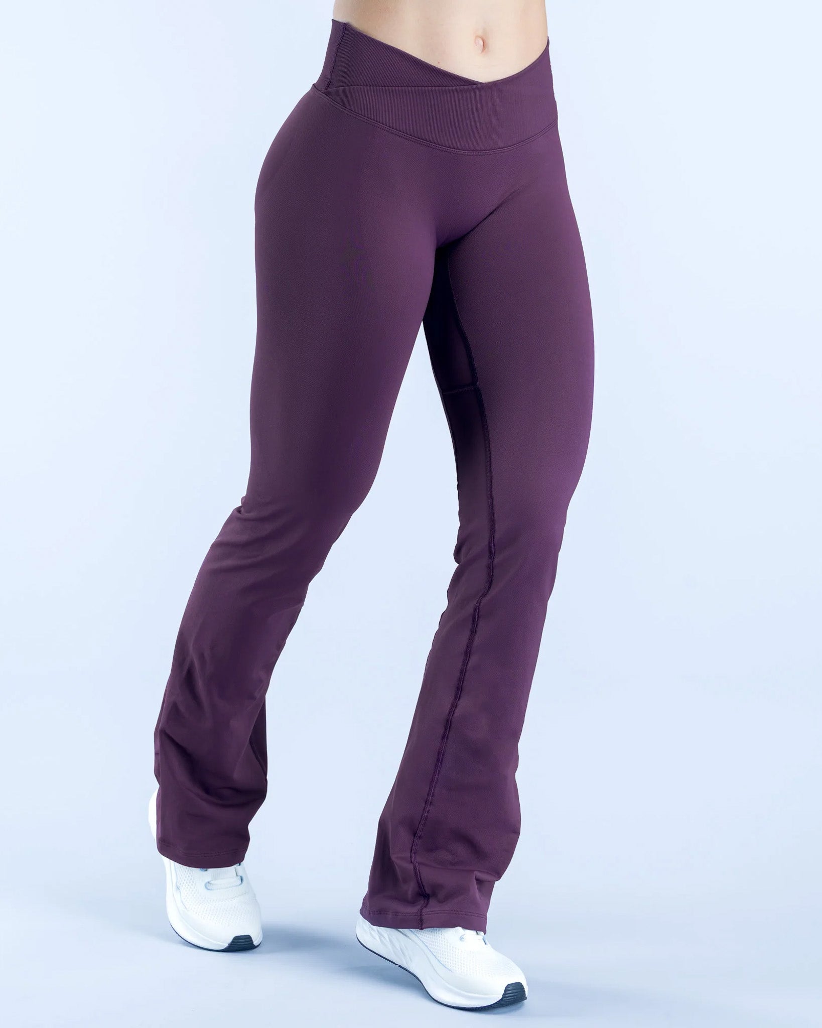 Calza Flare Mujer Vision Cintura V Acampanada Deportiva - FX07