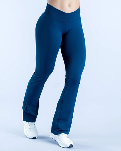 Calza Flare Mujer Vision Cintura V Acampanada Deportiva - FX07