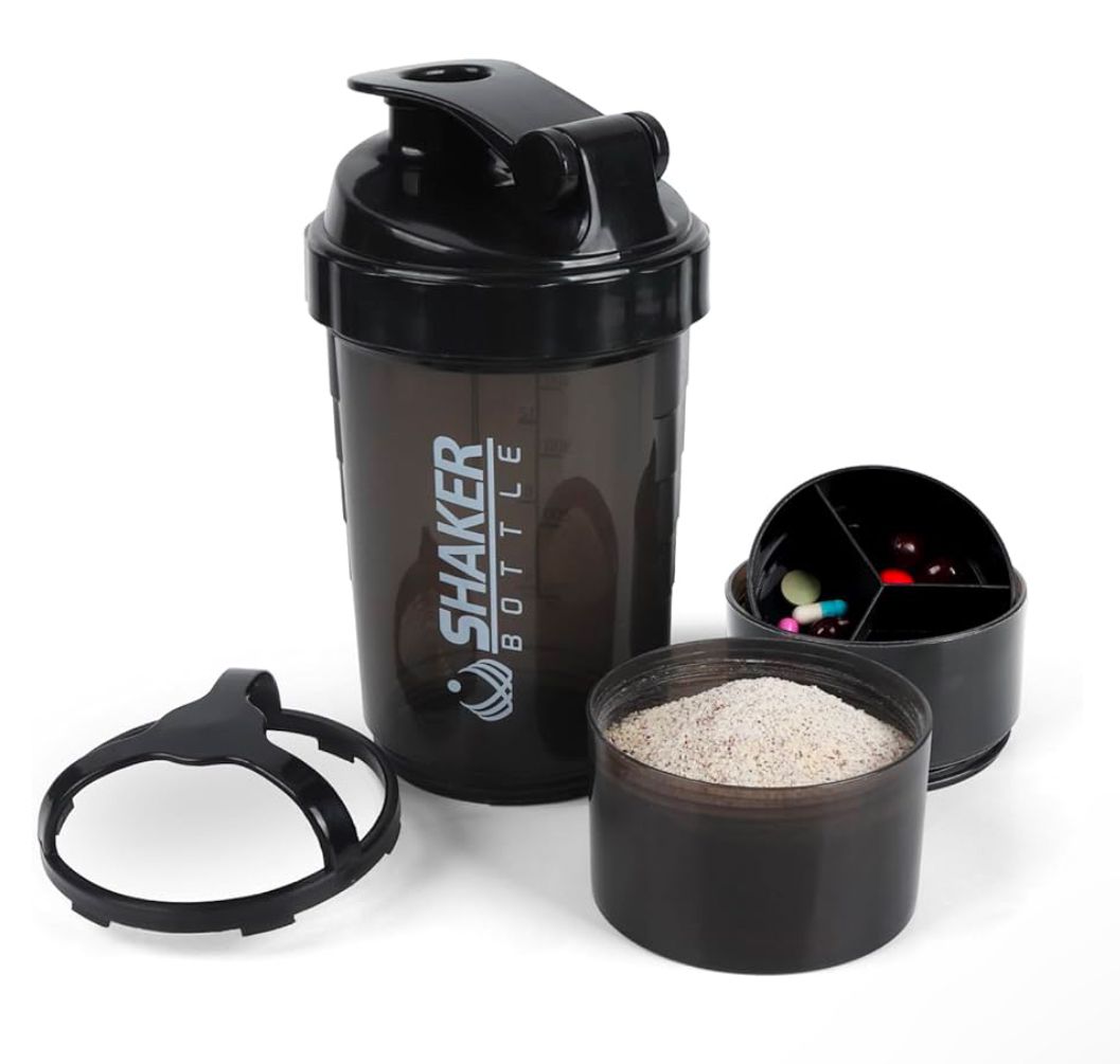SpiderShake- Bottle Mezclador Portaproteina