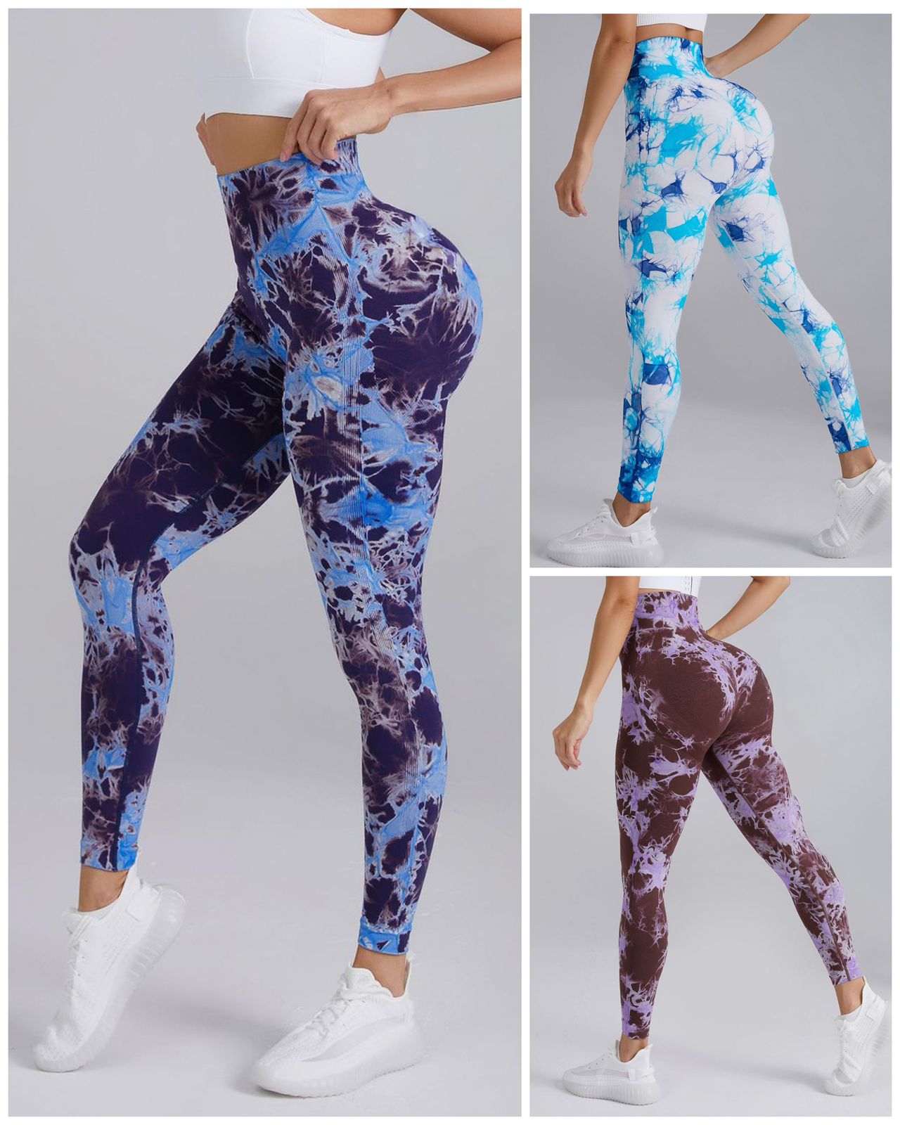 Pack 3 Calzas Deportiva Con Efecto Push Up - Calidad Premium