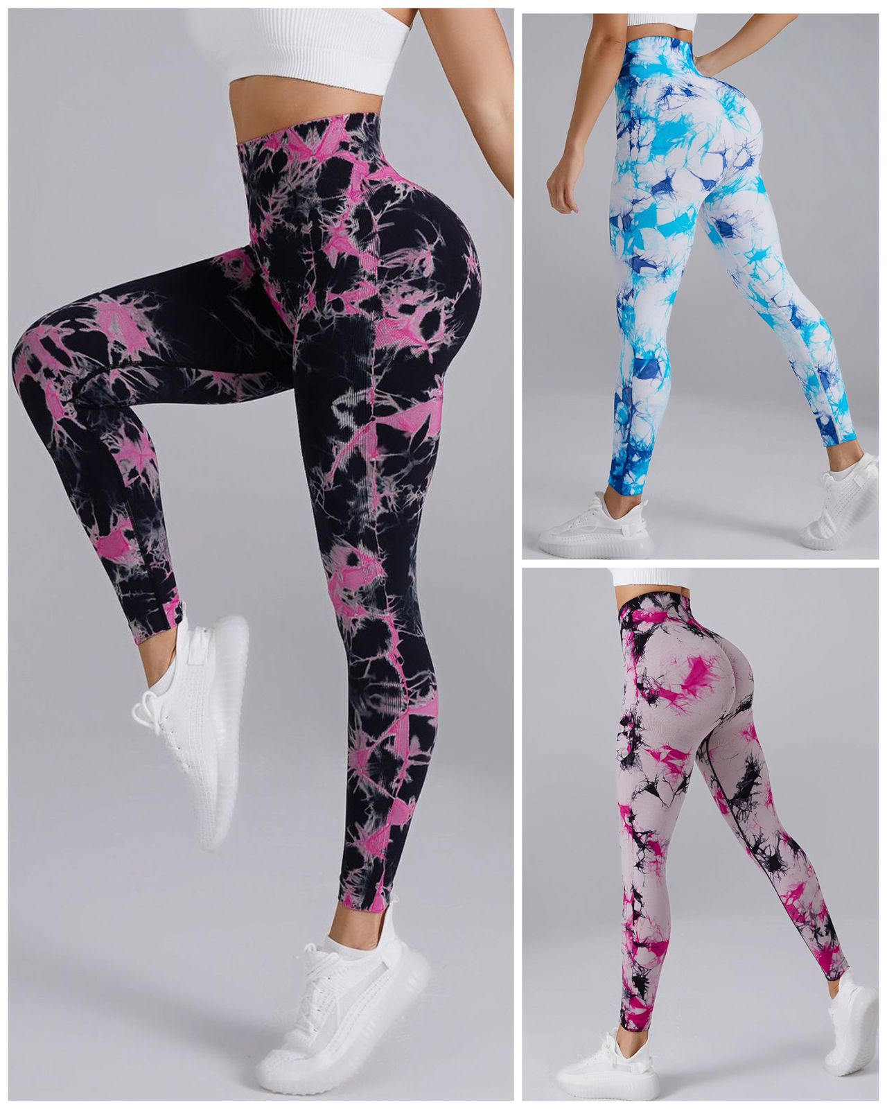 Pack 3 Calzas Deportiva Con Efecto Push Up - Calidad Premium