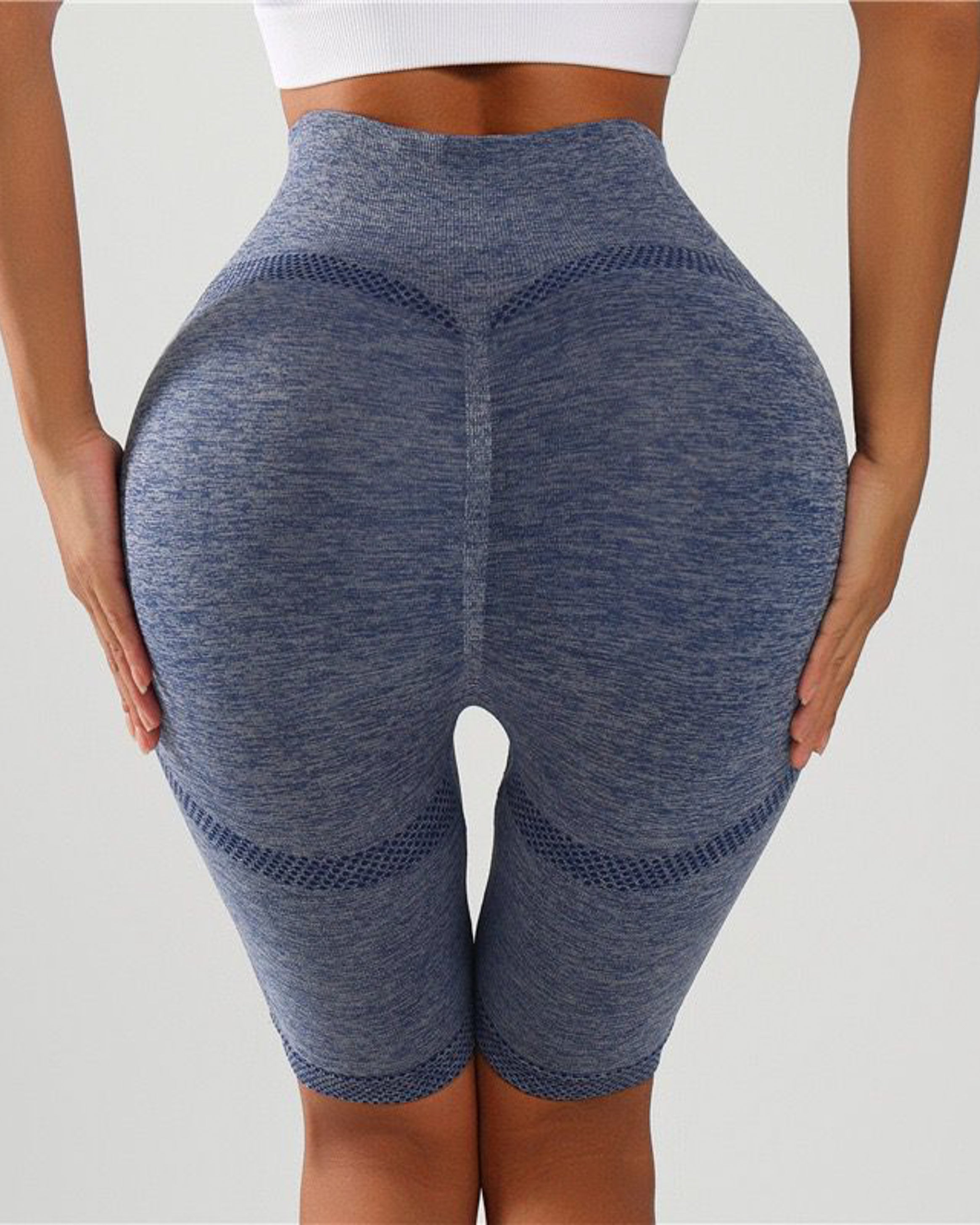 Biker Levanta cola Push Up Jaspeado