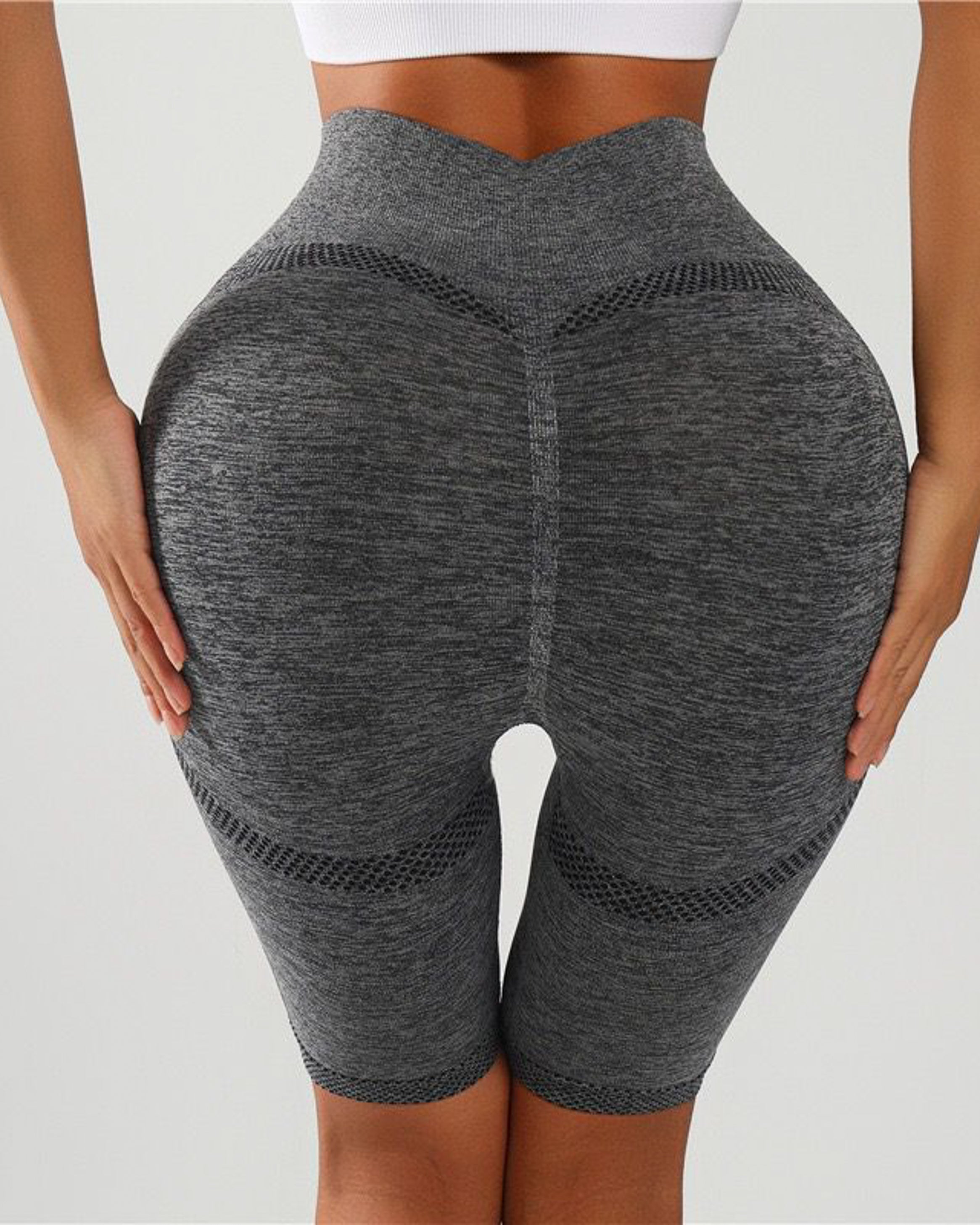 Biker Levanta cola Push Up Jaspeado