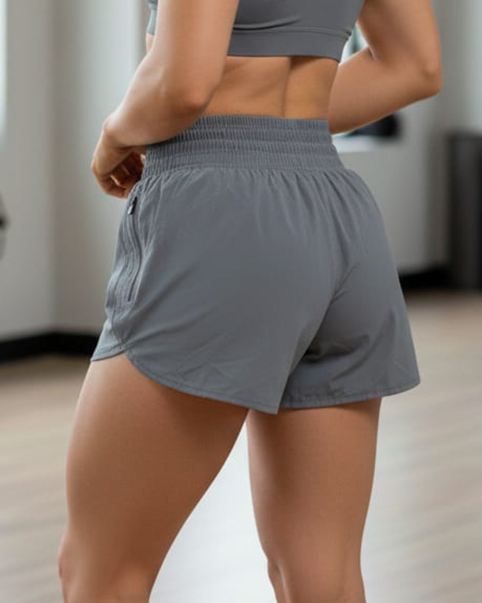 Short Doble Deportivo Mujer con Bolsillo - YJ244