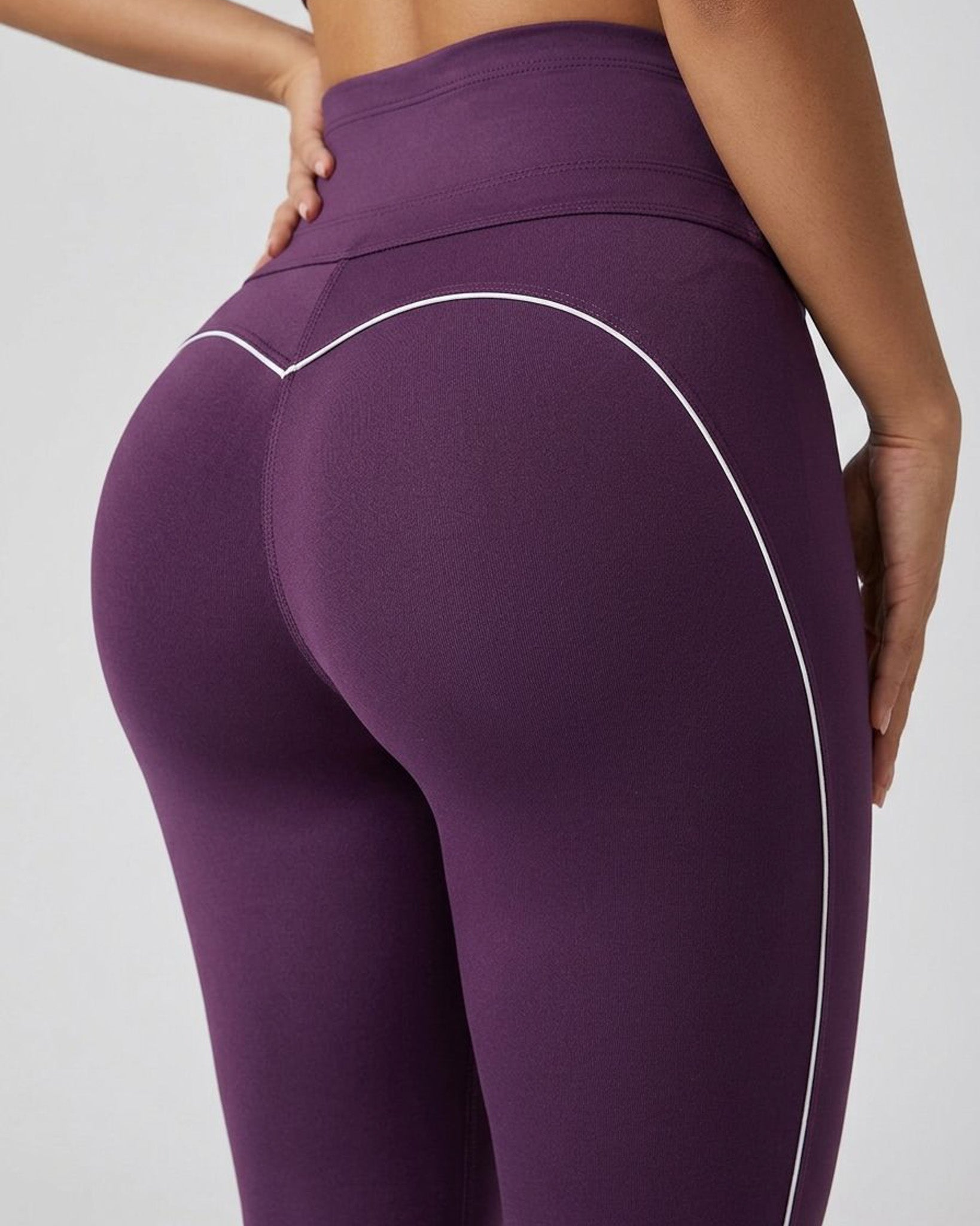 Calza Viral Heart Efecto Push Up Realce Glúteo y Tiro Alto - A355