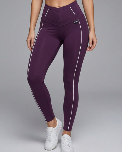 Calza Viral Heart Efecto Push Up Realce Glúteo y Tiro Alto - A355