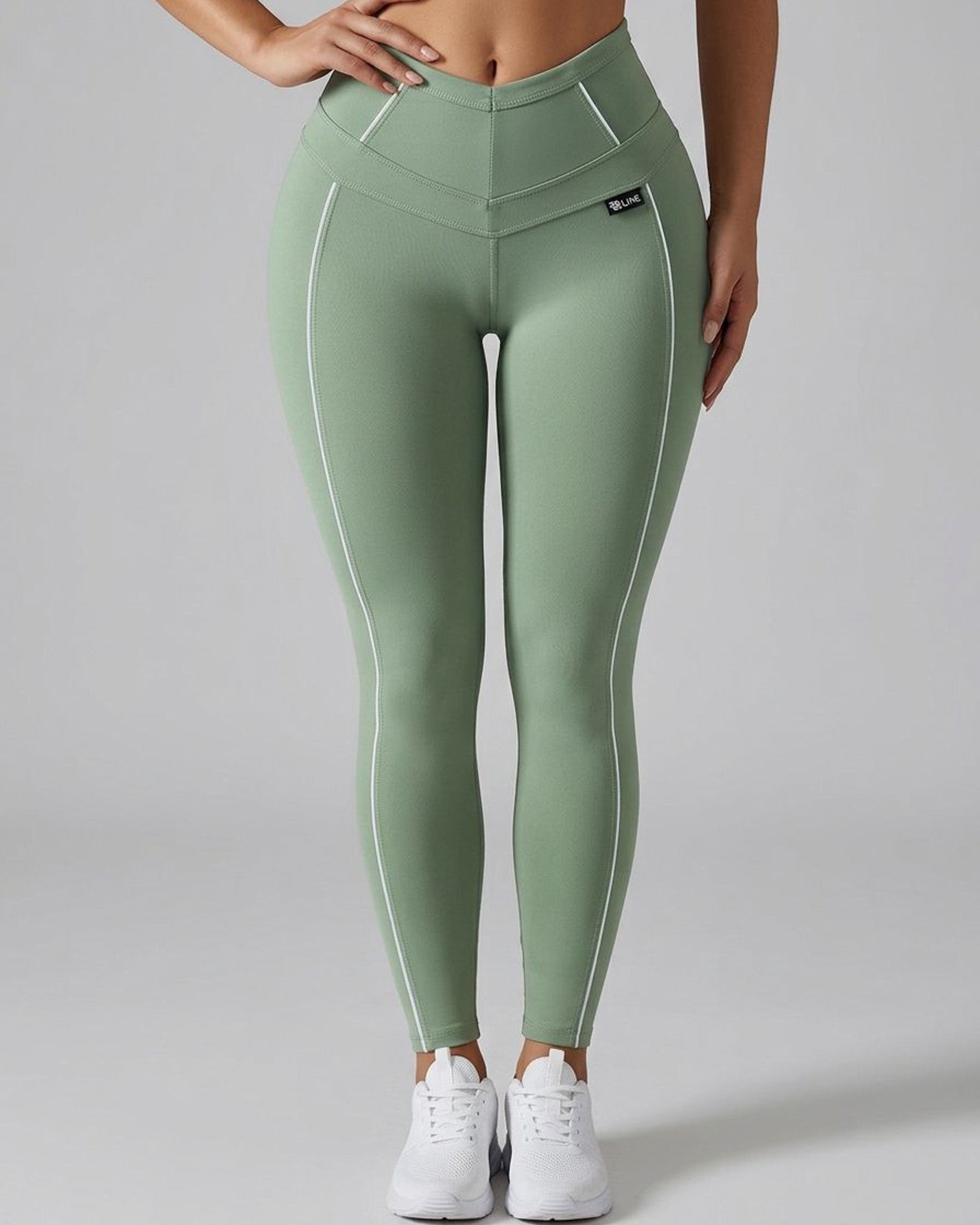 Calza Viral Heart Efecto Push Up Realce Glúteo y Tiro Alto - A355