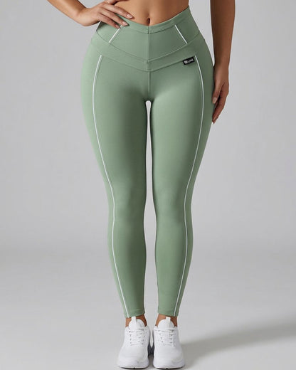 Calza Viral Heart Efecto Push Up Realce Glúteo y Tiro Alto - A355