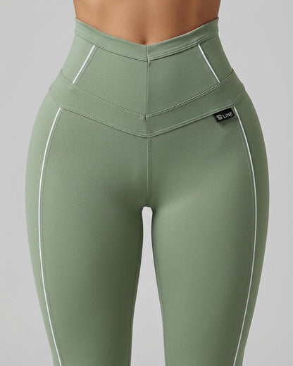 Calza Viral Heart Efecto Push Up Realce Glúteo y Tiro Alto - A355