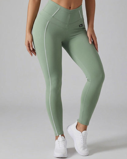 Calza Viral Heart Efecto Push Up Realce Glúteo y Tiro Alto - A355