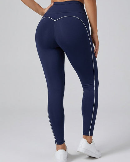 Calza Viral Heart Efecto Push Up Realce Glúteo y Tiro Alto - A355