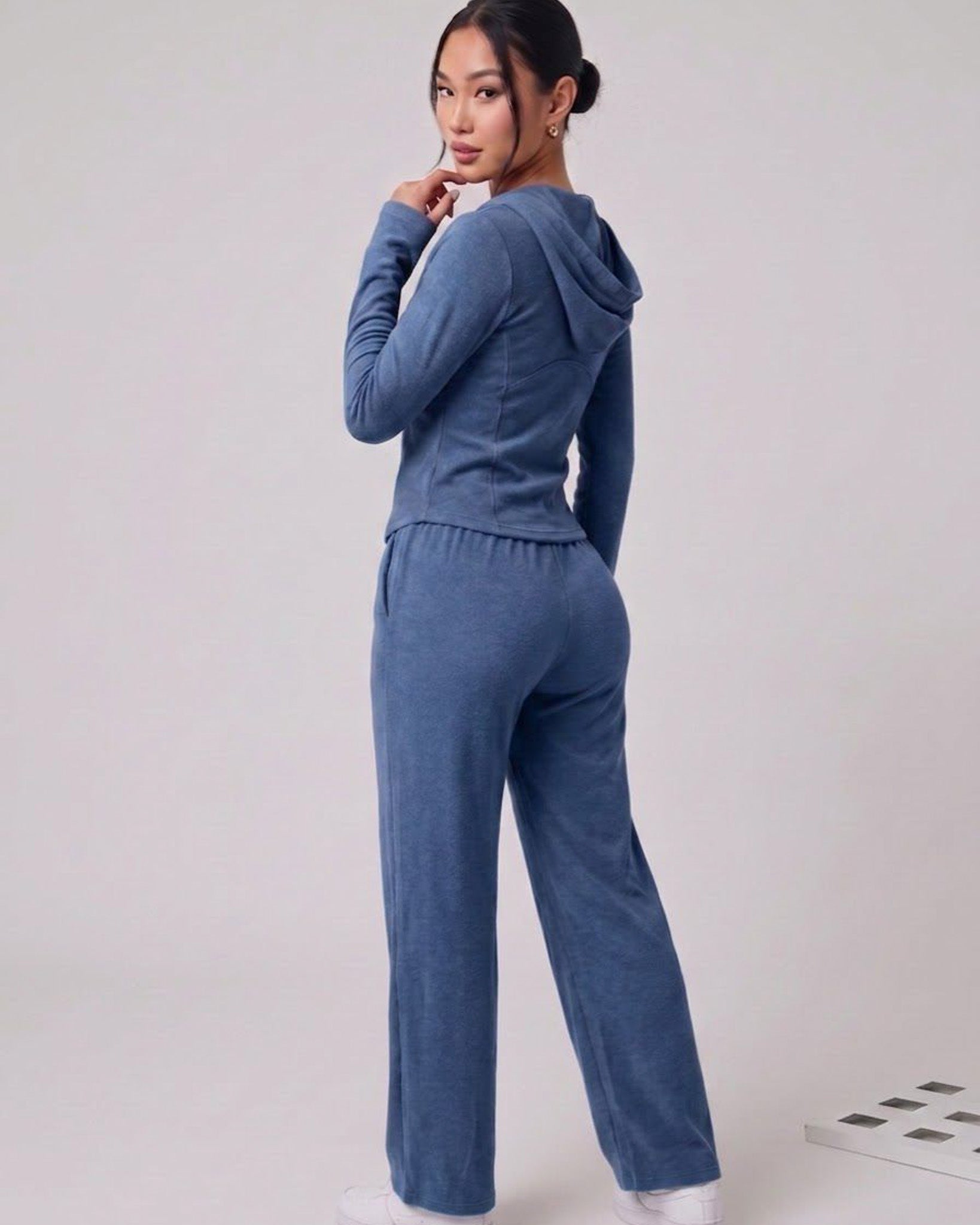 Set 2 Piezas Premium Invierno Palazzo y Gorro Mujer Viral - ZL043