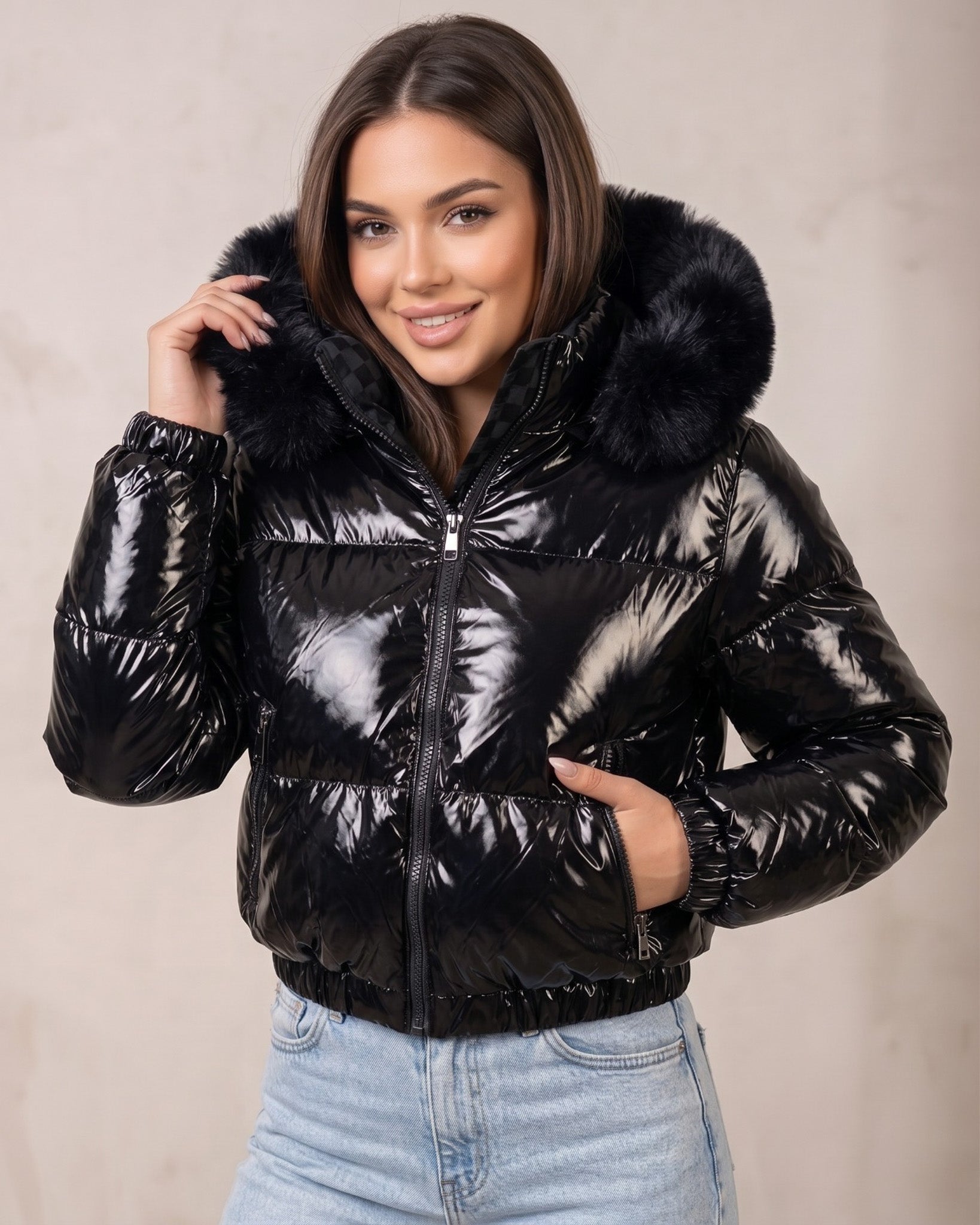 Puffer Urban Reversible Premium Máximo Abrigo Black - EBS5118