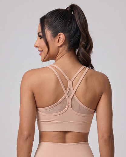 Peto Top Deportivo Tirante Doble Cruzado Para Mujer Gym - JYT049
