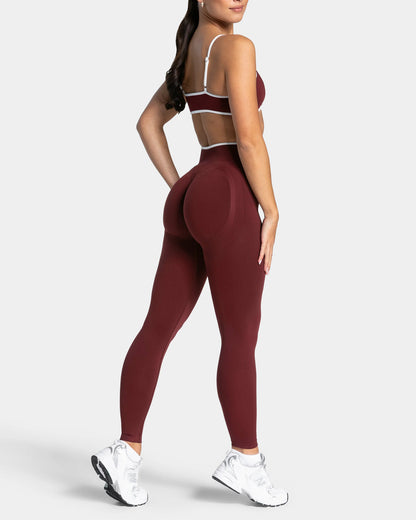 Conjunto Deportivo 2 Piezas Mujer Top Peto y Calza Leggings Gym - FX02