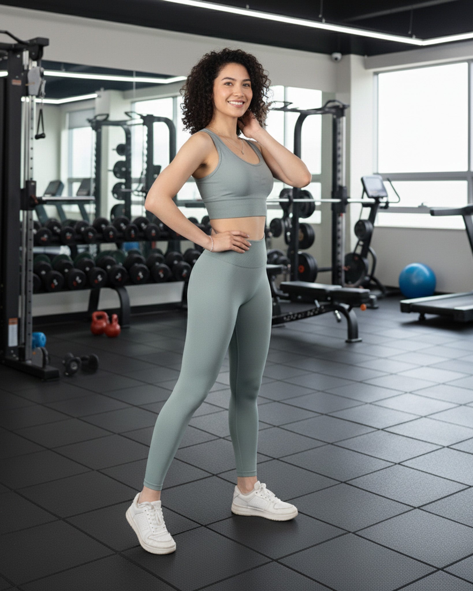 Set De 2 Piezas Conjunto Deportivo De Mujer 3 Niveles Yj190